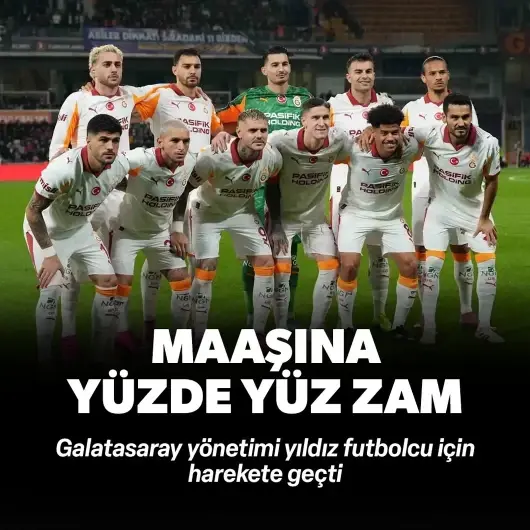 Galatasaray yönetiminden flaş karar! Maaşına yüzde yüz zam
