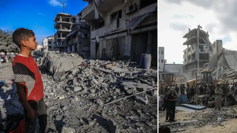 İsrail'in ateşkesi ihlal ederek Gazze'ye düzenlediği saldırılar: Çok sayıda bina hasar gördü