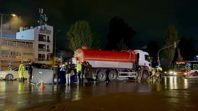 Polis, vidanjörün sürücüsü C.V.Y'yi gözaltına aldı.