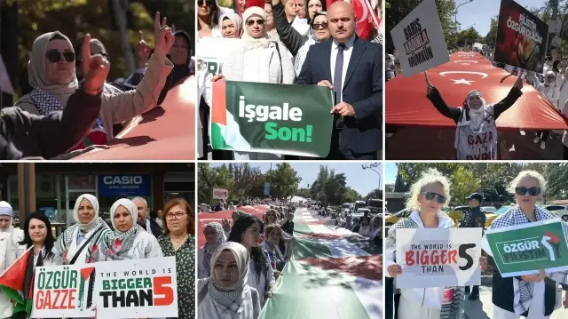 Yurt genelinde "Gazze İçin Sessiz Çığlık" eylemleri düzenlendi