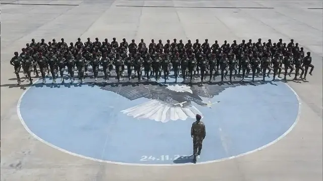 تخريج دفعة من الجنود في قيادة قوة المهام الصومالية التركية