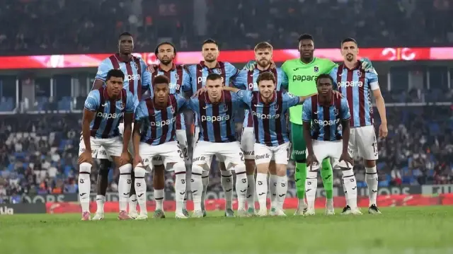 Trabzonspor'un Kayserispor maçındaki 11'i