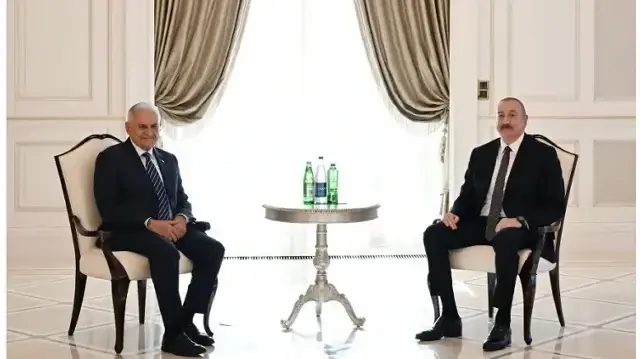 Ильхам Алиев и Бинали Йылдырым