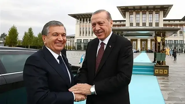 Реджеп Тайип Эрдоган и Шавкат Мирзиёев