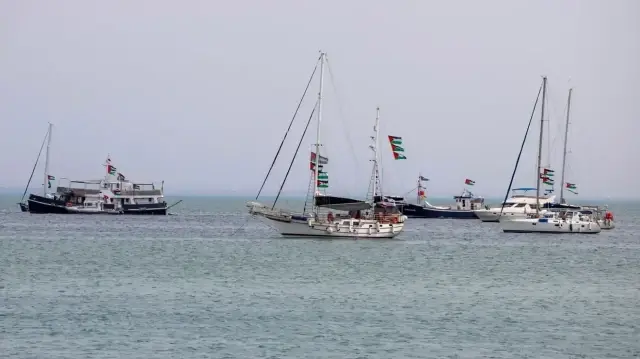 ناشطون أتراك: بأسطول الصمود فضحنا وجه إسرائيل للعالم