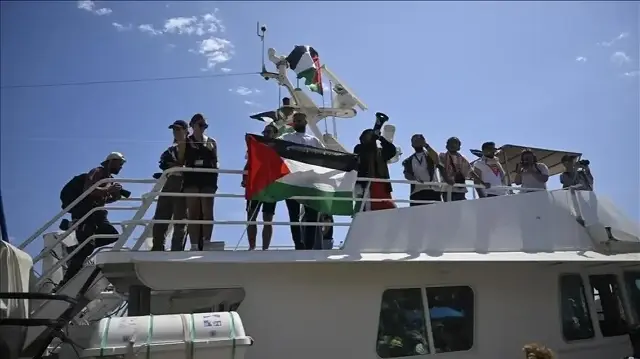 ناشط تركي: مساعدات أسطول الصمود رمزية لكسر الحصار عن غزة