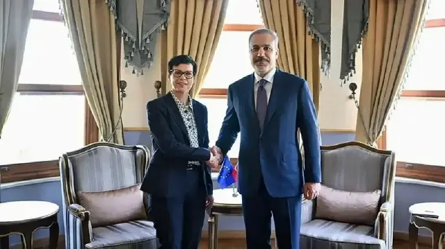 Fidan, EU's Kos discuss bilateral relations and regional ties