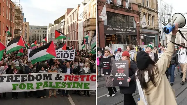 Dünyanın birçok bölgesinde Filistin için protestolar düzenleniyor.