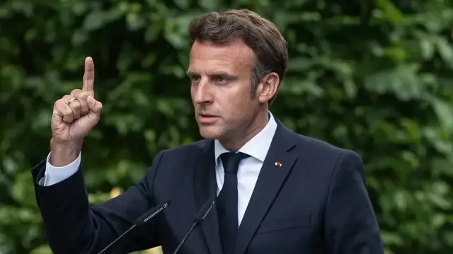 Президент Франции Эммануэль Макрон
