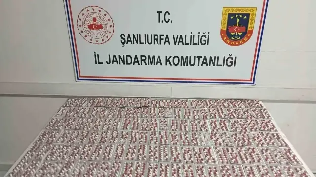 Yapılan aramalar sonucunda ele geçirilen uyuşturucu haplar.