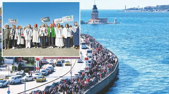 “Gazze İçin Sessiz Çığlık”