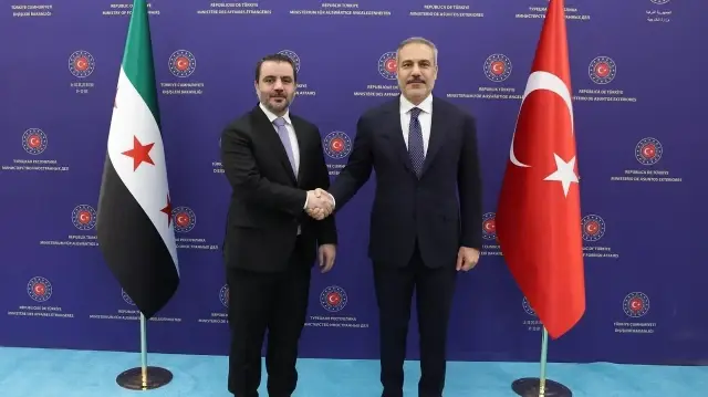 Dışişleri Bakanı Hakan Fidan, Suriye Dışişleri Bakanı Esad Hasan Şeybani ile bir araya geldi.