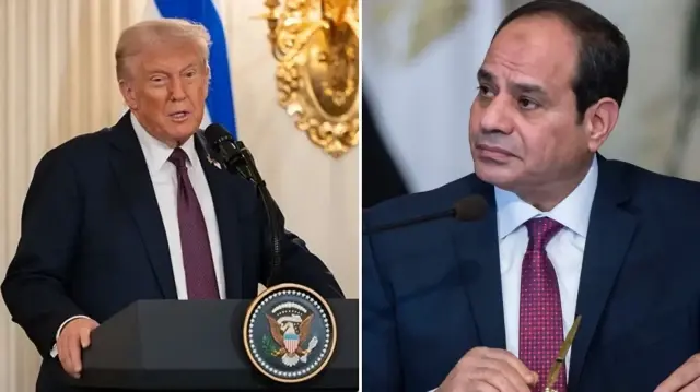 ABD Başkanı Trump, Mısır Cumhurbaşkanı Sisi.