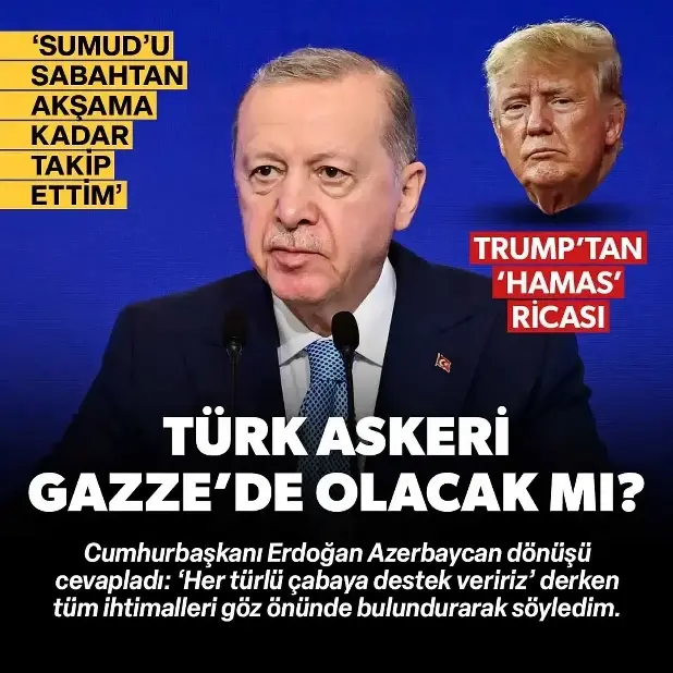 Türk askeri Gazze'de olacak mı?