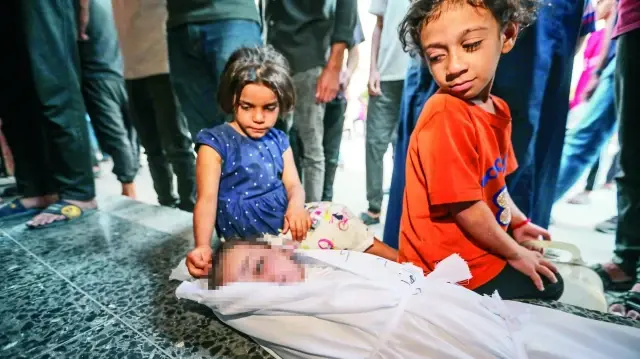 Terör devleti İsrail, Gazze'de soykırıma devam ediyor.