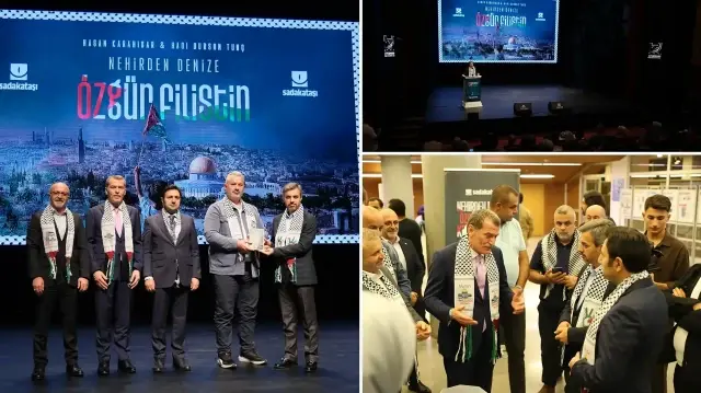 Etkinlikte kitabın yazarları Hacı Dursun Tunç ve Hasan Karahisar, katılımcılarla bir araya geldi.