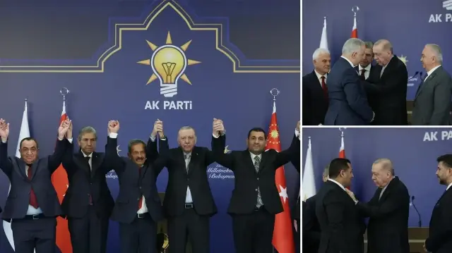 CHP, DP, DEVA ve YRP'den ayrılan 7 belediye başkanı bugün itibarıyla AK Parti'ye geçti.