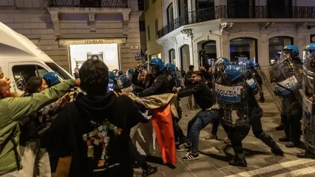 В Турине и Болонье состоялись акции в поддержку Палестины.