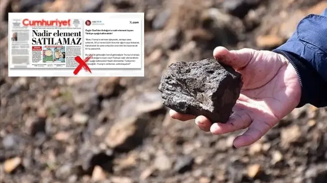 'Eskişehir Beylikova Nadir Toprak Elementleri (NTE) sahasının ABD’ye devredileceği' iddia edilmişti. 