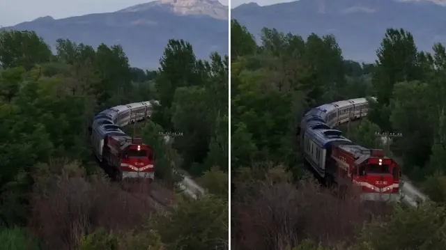 Doğu Ekspresi, Ankara’dan Kars’a gidiyor.