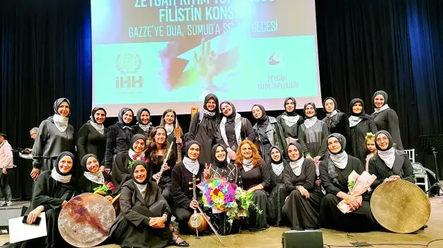 Filistin için vefa gecesi.
