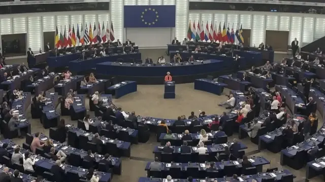 EU's von der Leyen Survives Dual No-Confidence Votes in Parliament
