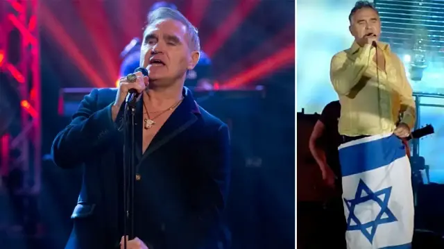 Siyonist İsrail fanatiği Morrissey.
