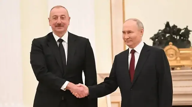 Ильхам Алиев и Владимир Путин