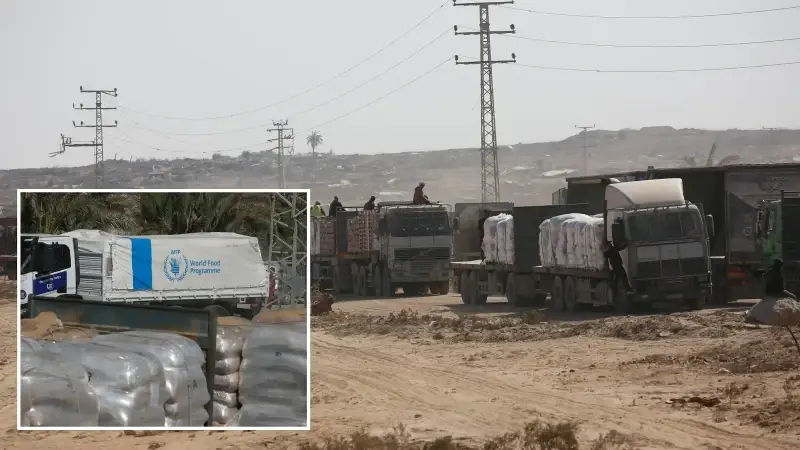 Gazze’ye sınırlı sayıda insani yardım tırının girişi sürüyor