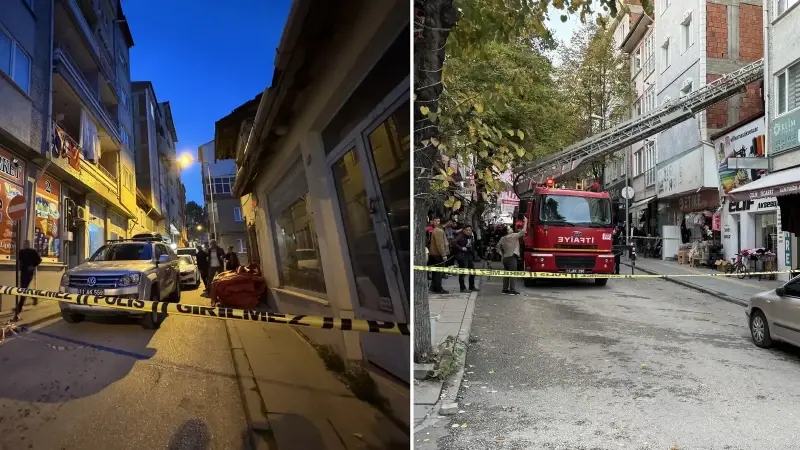 Kaçmak için çıktığı çatının bacasına sıkıştı