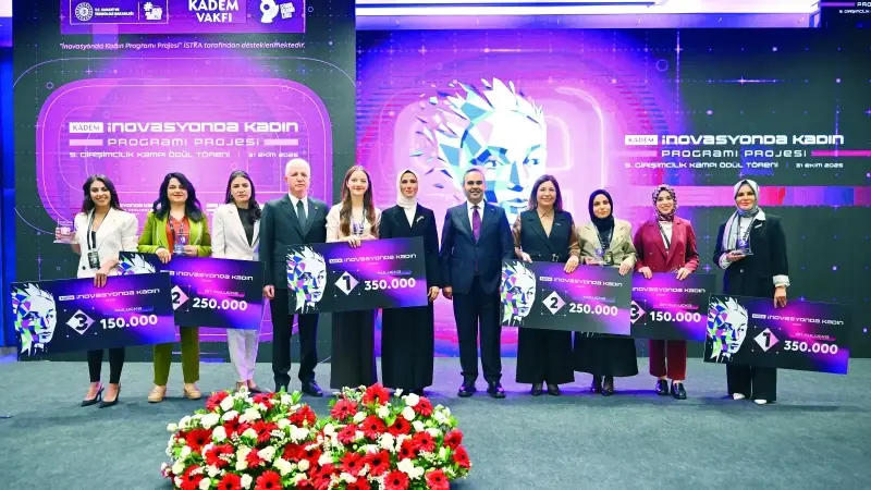 KADEM, İnovasyonda Kadın Projesi’nin dokuzuncu döneminde ödüller sahiplerini buldu.