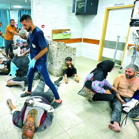 Hasta ve yaralılar gözümüzün önünde ölüyor