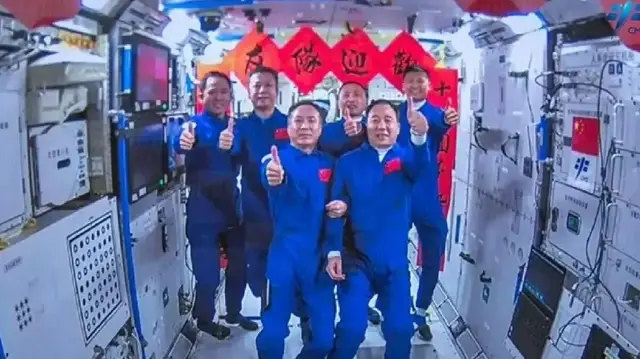Chinese spacecraft docks with space station for six-month mission