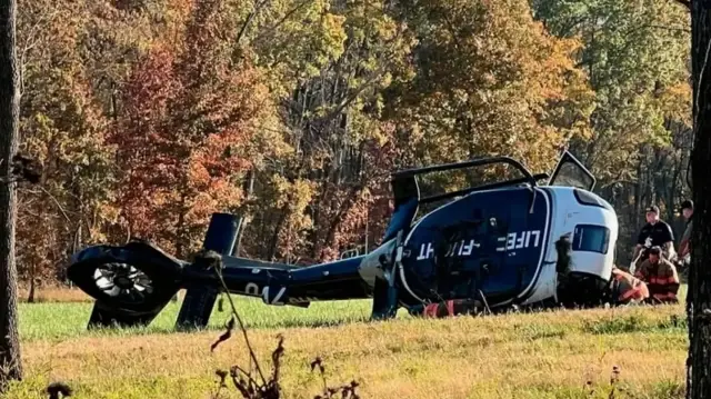 В США разбился вертолет с медперсоналом 