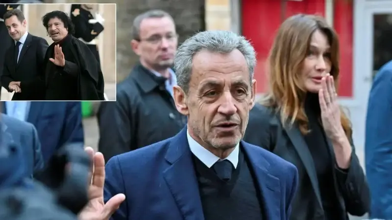 Fransa'nın eski Cumhurbaşkanı Nicolas Sarkozy.