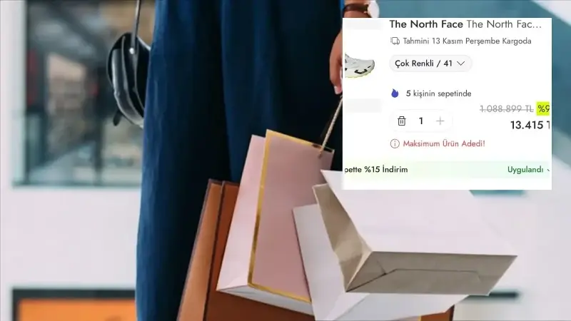 Bu kadarına da pes: Ayakkabının fiyatını 1 milyon 88 bin lira gösterip 13 bin liraya düşürdüler 