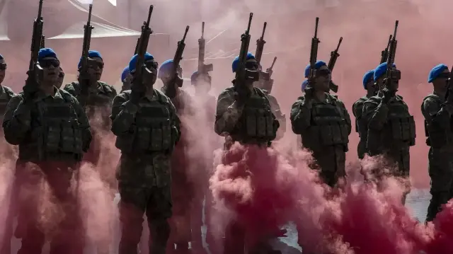 Des unités de commandos turcs rattachées à la 2e brigade de commandos de Bolu, le 29 octobre 2025.