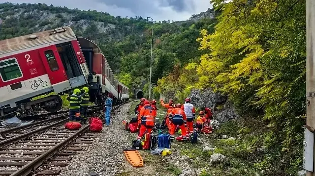 Dozens injured after train collision in western Slovakia