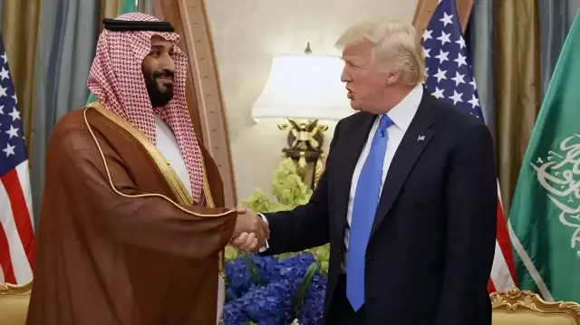 Мухаммед бен Салман Аль Сауд и Дональд Трамп