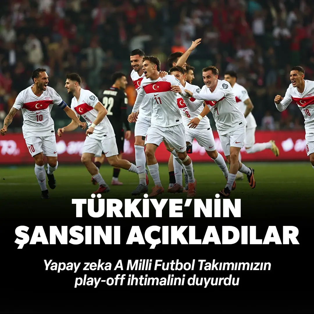 Yapay zekadan Dünya Kupası tahmini! Türkiye'nin oranını açıkladılar