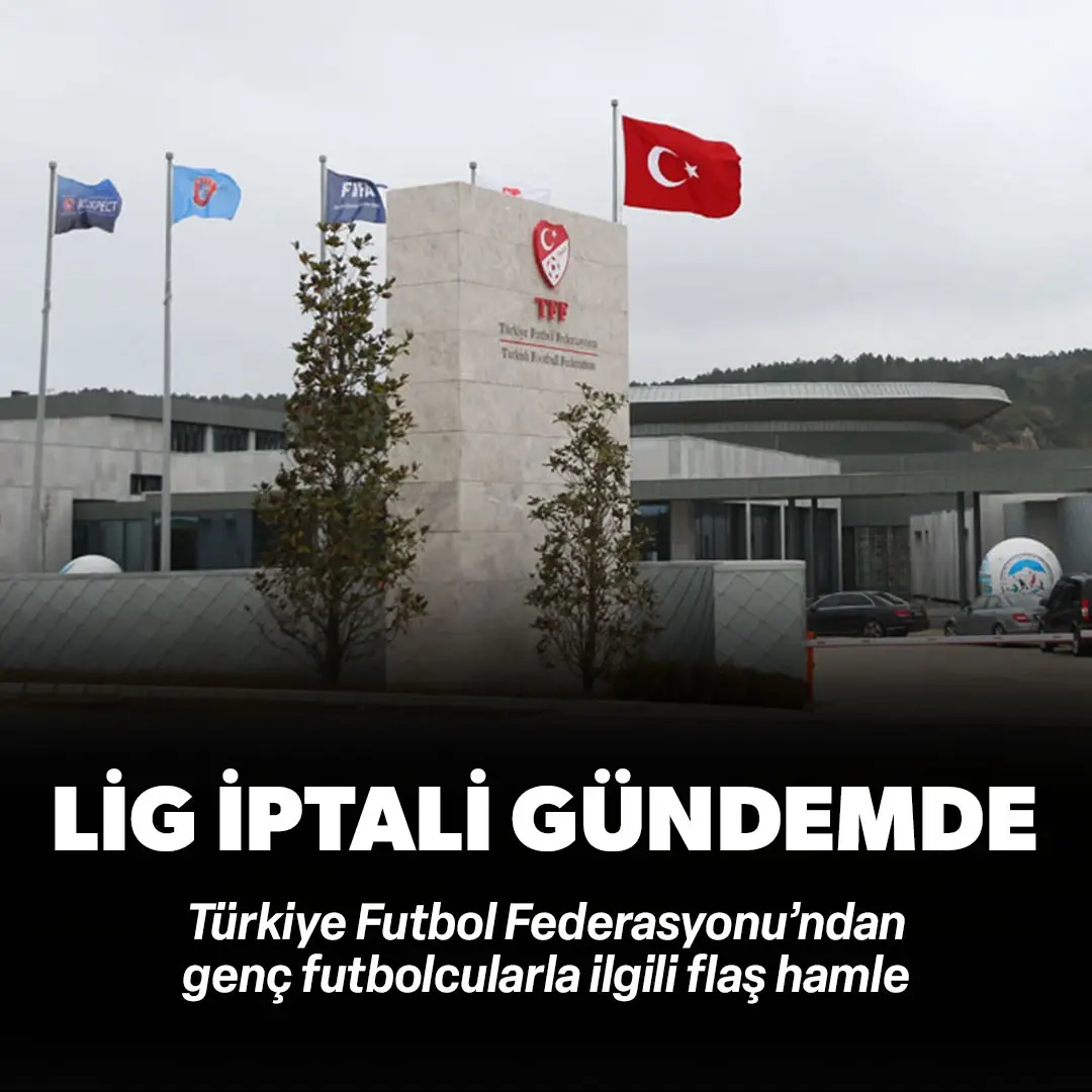 TFF'den genç futbolcularla ilgili radikal hamle! Lig iptali gündemde