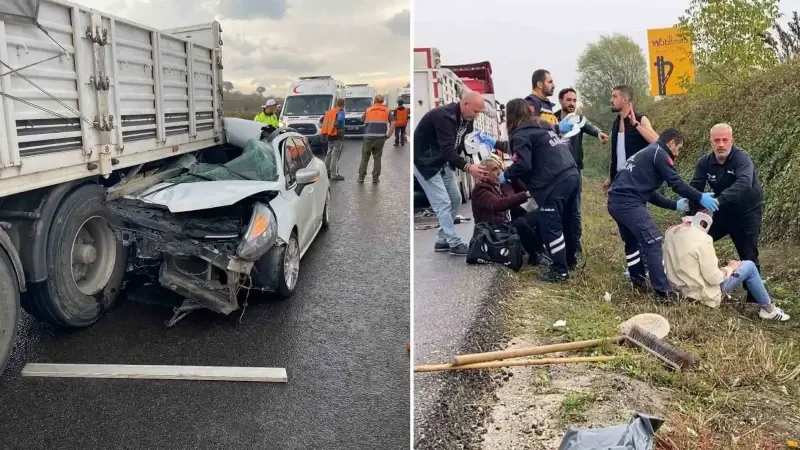 Bursa'da trafik kazası