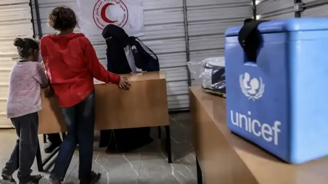 UNICEF Launches Gaza Vaccination Drive, Critical Medical Supplies Blocked