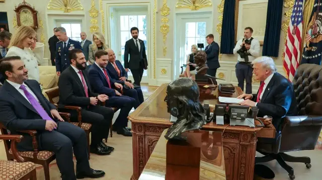 Syrian president holds historic White House meeting with Trump