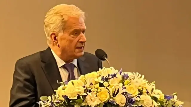 L'ancien président finlandais, Sauli Niinisto.