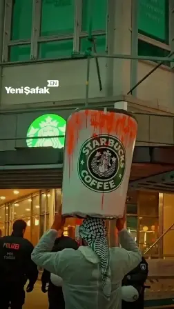 Protesters target Starbucks