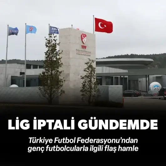 TFF'den genç futbolcularla ilgili radikal hamle! Lig iptali gündemde