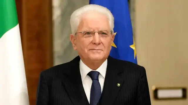 Le président italien Sergio Mattarella.