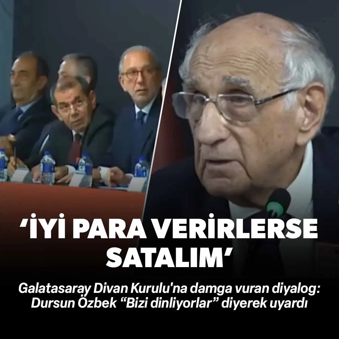 Galatasaray Divan Kurulu'nda dikkat çeken diyalog: İyi para verirlerse satalım