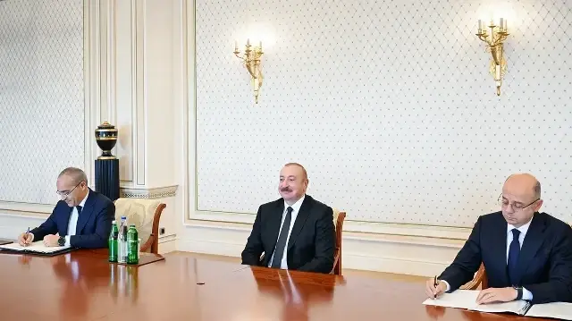 Президент Азербайджанской Республики Ильхам Алиев.